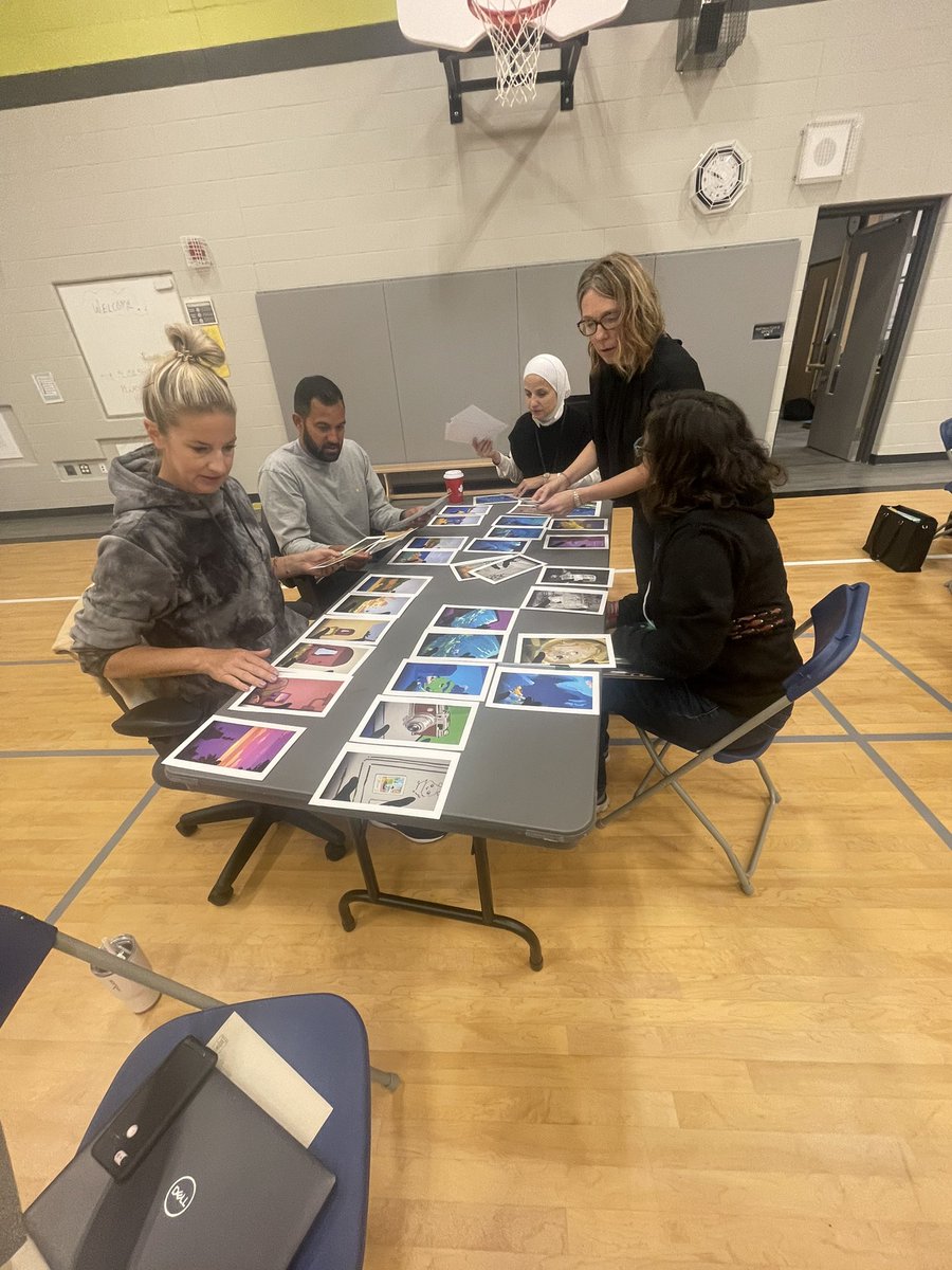 PD Day: Starting the morning off with staff are engaged in a Zoom In Zoom Out activity #building community, a gaining perspective <a href="/HaltonDSB/">HDSB</a> <a href="/ddwhdsb/">Dr. David R. Williams Public School</a> @Claire_Proteau