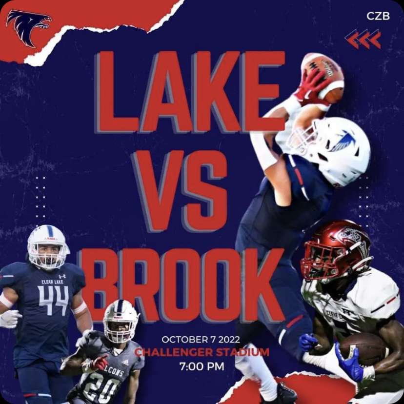BE THERE🆑 @7 <a href="/CLHSFalcons/">Clear Lake Falcon Football</a>