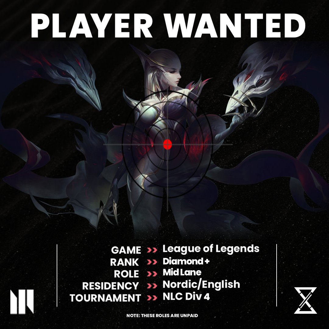 👏PLAYERS👏WANTED👏

To all #leagueoflegends #esports players out there - WE WANT YOU for our #DIV4 team!

If you want to come for tryouts, come join the discord and speak to Jolleyboy#1967! 🏆
discord.gg/yNcmrpsQJn

#neverwasteasecond