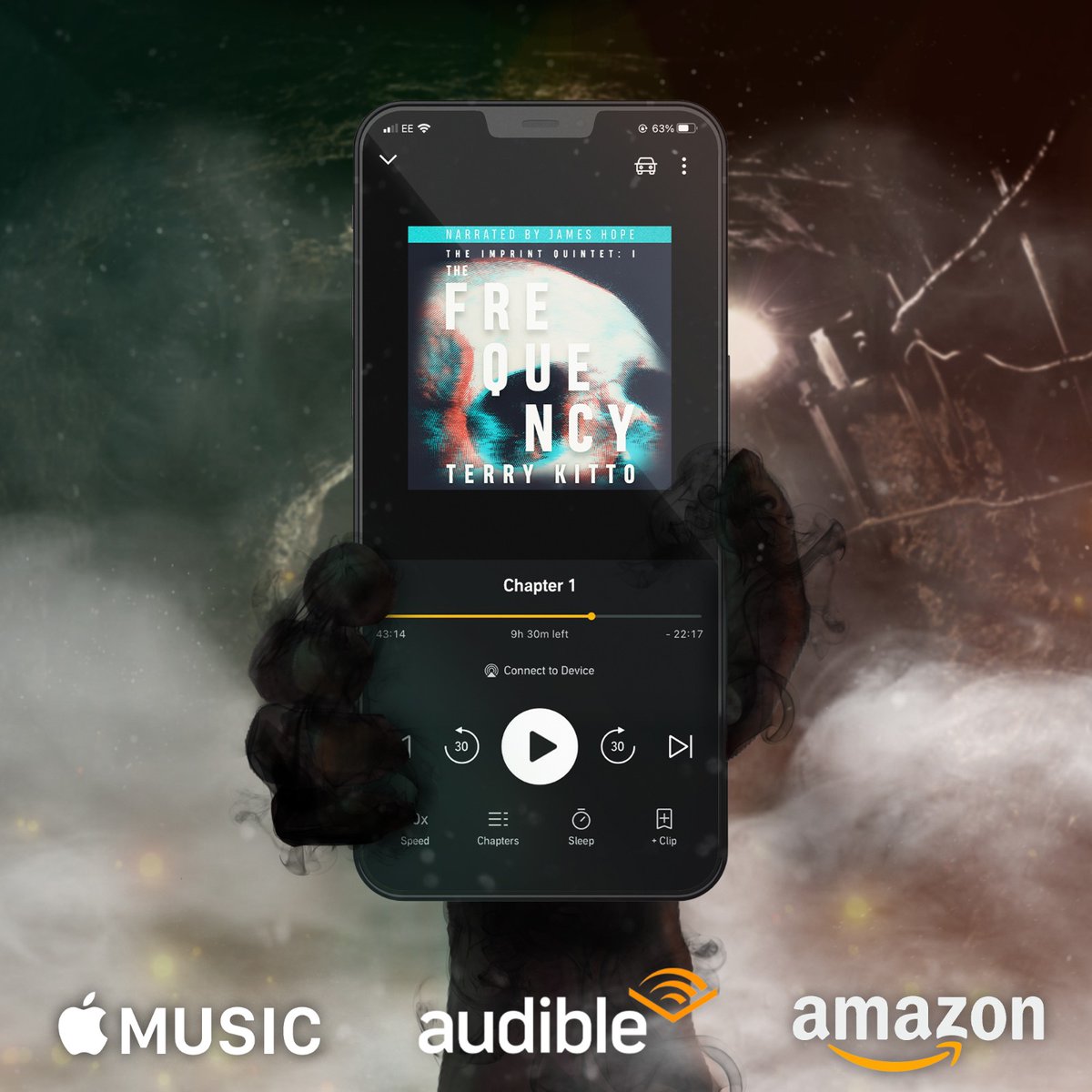 Announcing The Frequency audiobook, now available at <a href="/audible/">Mark Kelso</a> and soon to follow on <a href="/amazon/">Amazon</a> and <a href="/AppleMusic/">Apple Music</a>. 

#newaudiobook #audiobookrelease #audiobookhorror #indieaudiobook