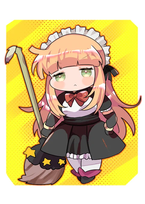 TLでやたらメイドを見掛けたので魔女に着てもらいました