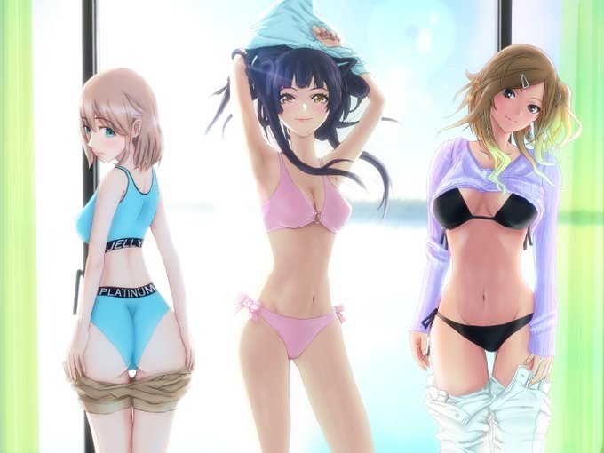 夏も終わったので過去絵のリテイク。
ストレイライトはずっと仲良し! 