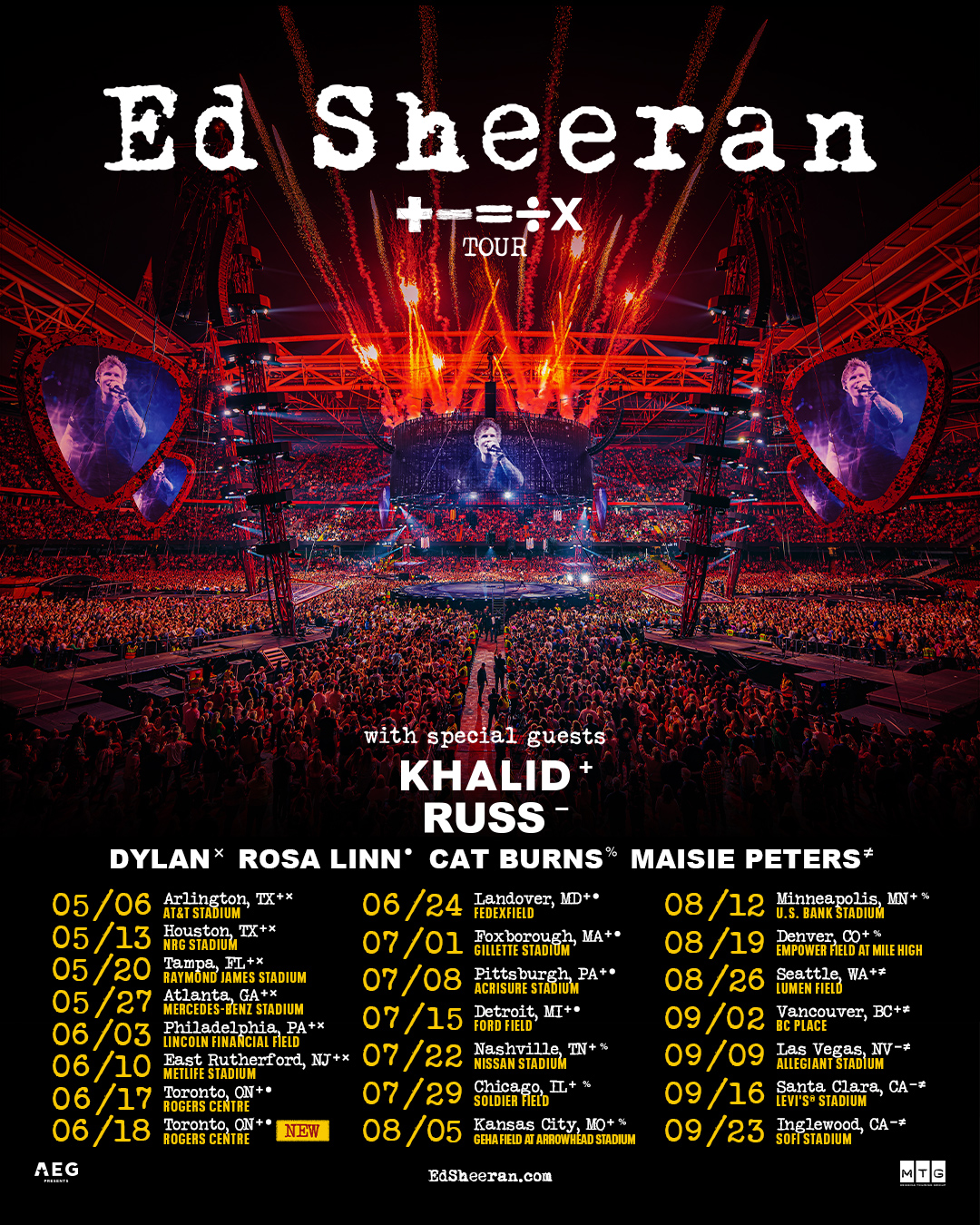Ed Sheeran Hq Toronto You Guys Are Getting One More Show On 18th June Don T Forget To Sign Up For Pre Sale Access At T Co W2vntwszlx T Co Dfv4dq3f2a Twitter