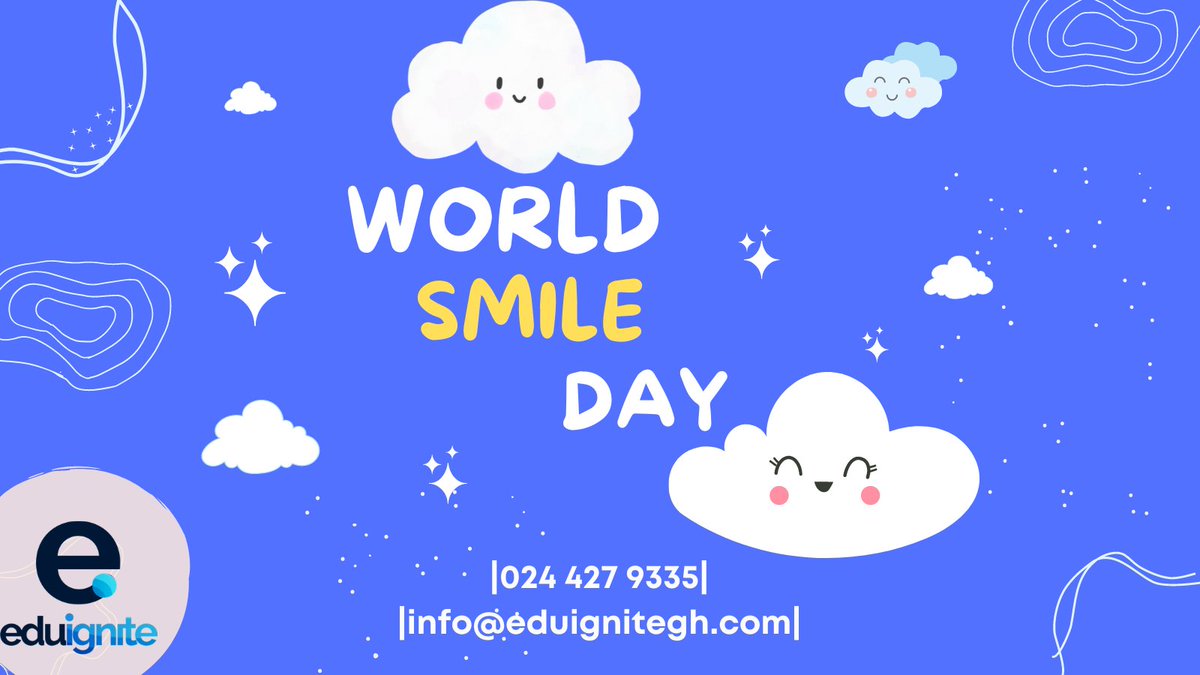 edu_ignite's tweet photo. Wear a smile😊to brighten your day 🙃

#WorldSmileDay2022 #WorldSmileDay https://t.co/hR5OdiZuZz
