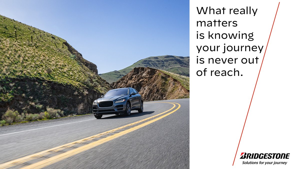 Bridgestone's tweet photo. What really matters is knowing your journey is never out of reach.#BridgestoneTires #Weatherpeak #WhatReallyMatters https://t.co/p8jmq0NqwM