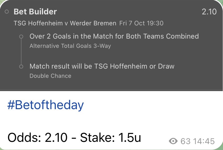 DubsandTrebs's tweet photo. Todays delights
#Betoftheday
#DailyDub
#Accumulator
Good luck https://t.co/9wEkuB9IAR