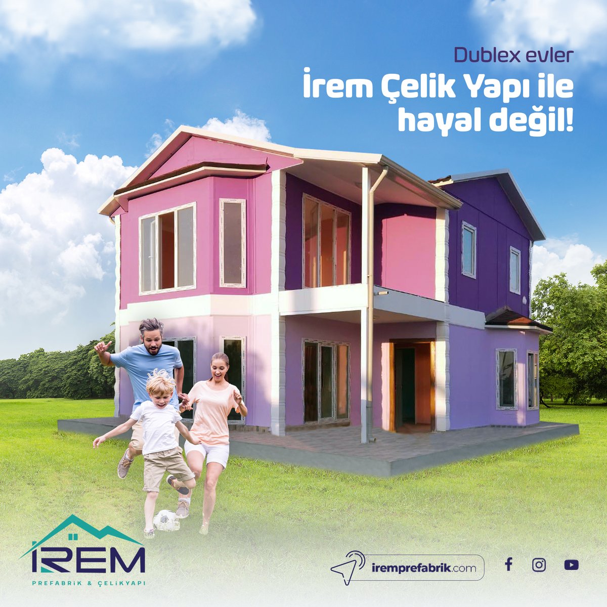 iremprefabrik's tweet photo. Dublex evler İrem Çelik Yapıyla hayal değil!

.
.
🔎https://t.co/mLQG2PqwKA

İletişim;
☎️0332 342 7 342
☎️0532 051 2 964
☎️0532 732 13 34
.
WhatsApp İletişim İçin;
☎️0532 051 29 64
.

#iremprefabrik #konyaprefabrik #prefabrik #prefabrikevfiyatlari #prefabrikyapılar https://t.co/DV7mlRyhE4
