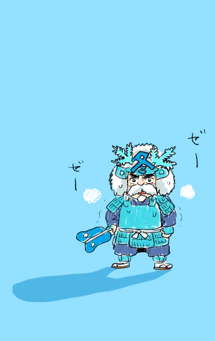 慌てて来て日にち間違えてた冬将軍 