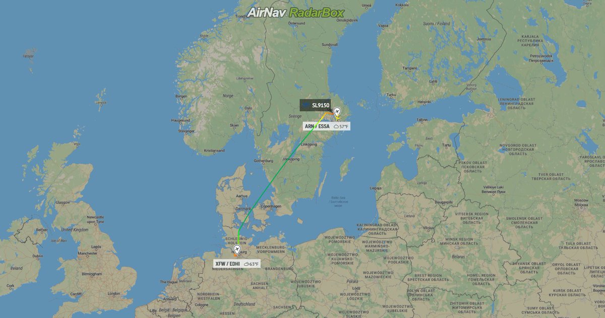 AirNavRadar's tweet photo. SAS Connect took delivery of its 18th Airbus A320-250N (EI-SIS) directly from Hamburg.✈️
View playback and data at:
https://t.co/DqwrMVvf7H 📡
#SASConnect #DeliveryFlight #Airbus #A320
#EISIS #Hamburg #Aviation #RadarBox https://t.co/2zYtsxOL0e
