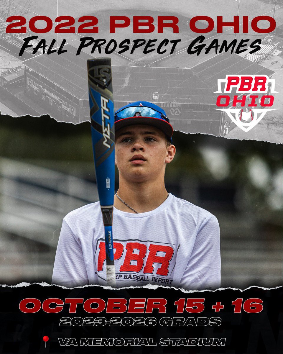 PrepBaseballOH's tweet photo. 🚨FALL PROSPECT GAMES🚨 

Welcome the following players…⬇️⬇️⬇️⬇️ 

‘25 RHP/2B @murphy_pryce 
‘24 3B/RHP @hodson_brooks 
‘24 RHP @ParkerEvans02 
‘25 MIF @W_Ragland3 

📍:VA Memorial Stadium 
🗓:Oct. 15th-16th

👉🎟 Request your invite here: https://t.co/tfTuDrUcxk https://t.co/rYk9WmbKMf