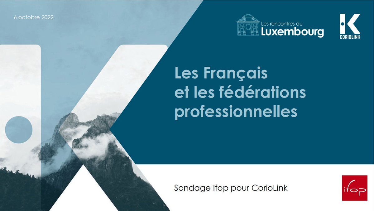 CorioLink's tweet photo. Découvrez les résultats de notre #sondage, réalisé avec @IfopOpinion, sur la perception des #fédérations professionnelles dans l'#opinion publique 👉 https://t.co/eDkZe3a3mL

#AffairesPubliques #Communication 📢 https://t.co/2F2PMaal5F