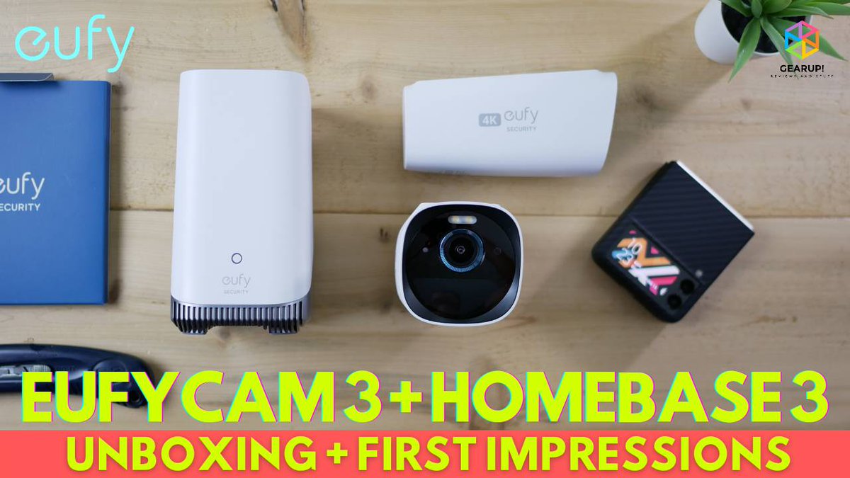 Unboxing the Eufy eufyCam 3 & HomeBase 3! The cameras are solar-powered, dang it! 🔥☀️⚡

youtu.be/3HUy5UCGHQI

@eufyofficial #eufycam3 #eufysecurity #homesecurity #smarthome