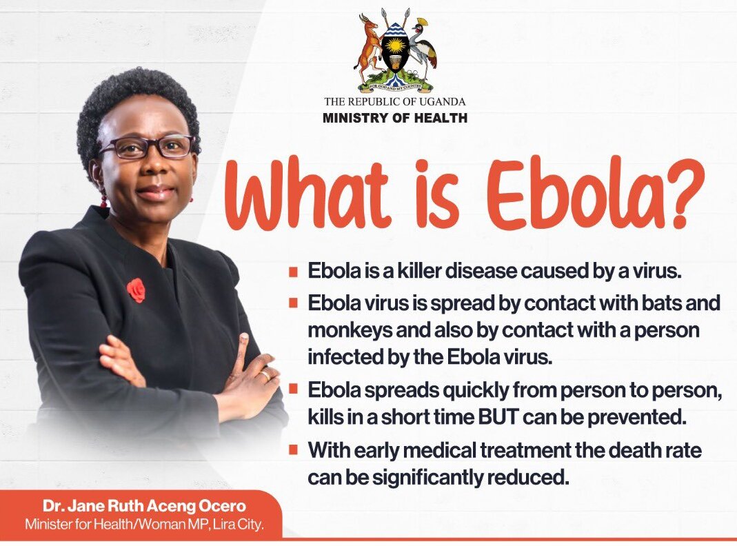 CAV_AEP's tweet photo. Ébola en África de nuevo: las autoridades sanitarias de Uganda han declarado un brote de enfermedad por el virus del Ébola (variedad Sudán) el pasado 20 de septiembre. El 1er caso confirmado ha sido un joven de 24 años, que finalmente falleció.
https://t.co/YMcqxvNtxa https://t.co/71GDSrXuKC