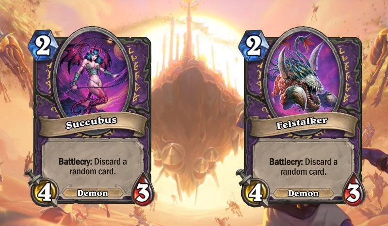 Ben Hearthstone on X: 2019 - Succubus too sexy must change to Felstalker  2022 - insert “why don't we have both?” meme 🤷🏻‍♂️😉 #hearthstone   / X