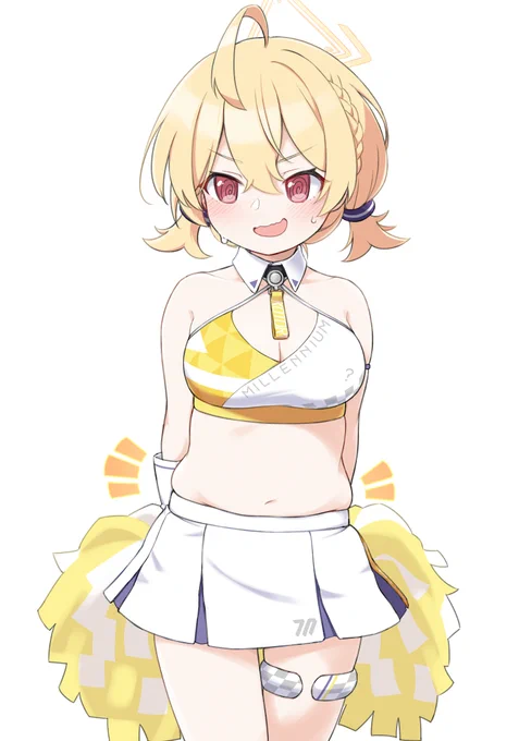コトリのだらしない腹肉…#ブルアカ 