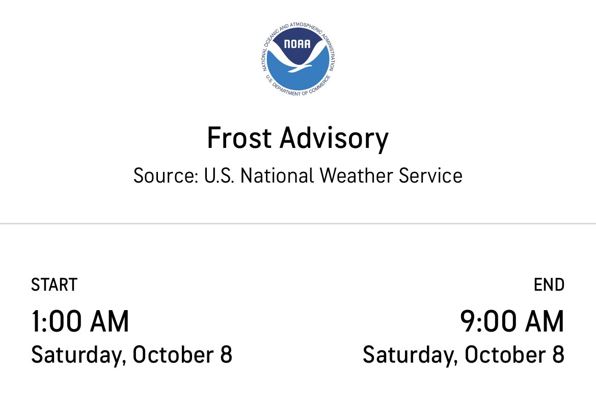 Frost Advisory hits different this year… 

#Huskers