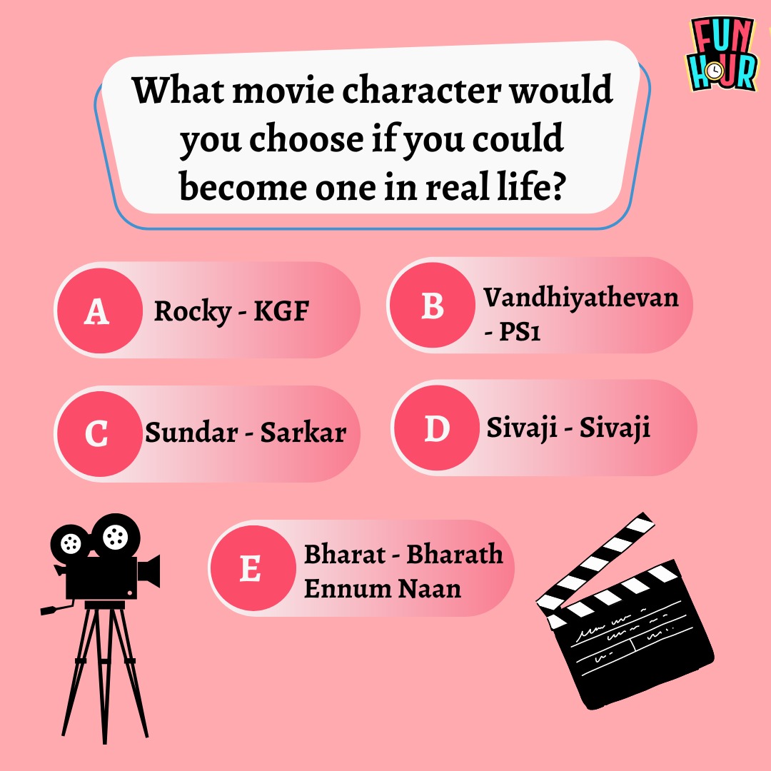 FunHourOfficial's tweet photo. What will you do ?
Comment your answer @funhourofficial
#funhour #growwithfunhour #justimage #whatwillyoudo #whatwillyoube #changemakers #changeseekers #revolutionists #leader #KGF #PS1 #sarkar #Sivaji #Bharath #movie #cinema #characters https://t.co/Jh8mS9vHcb