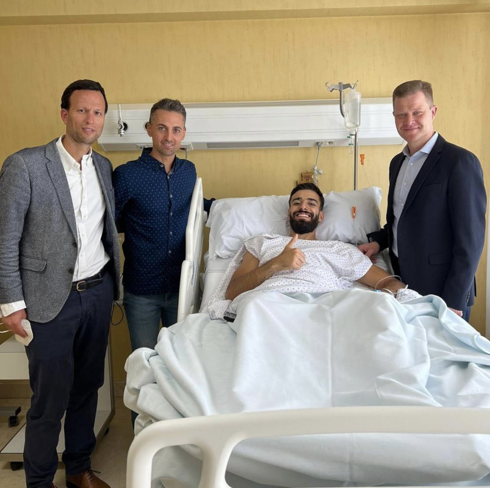 GranadaCF's tweet photo. 👏🏼❤️🏥

¡Nuestro guardián @imandref_1 ha sido operado con éxito! Ya queda día menos para volver a defender nuestra portería.  

#𝙀𝙩𝙚𝙧𝙣𝙖𝙇𝙪𝙘𝙝𝙖 🇦🇹 https://t.co/rtIn7ZbrHF