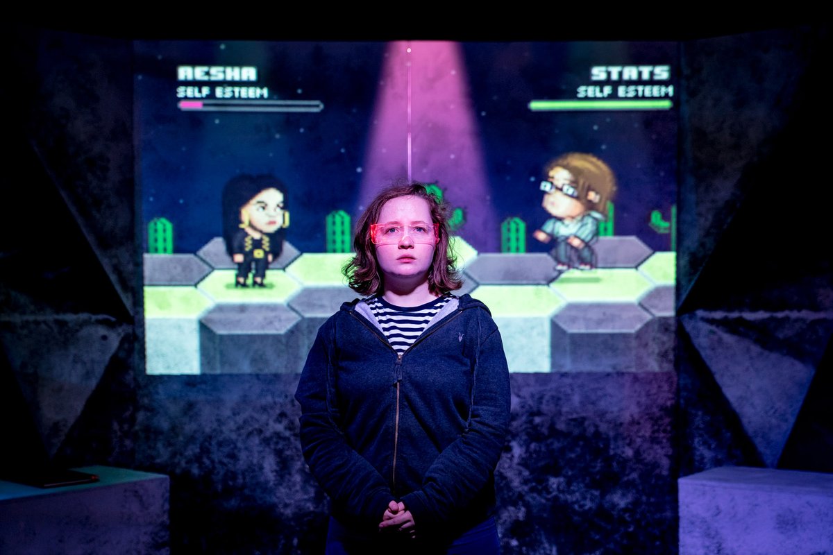 MusicalTheatreR's tweet photo. ‘It’s a comedy but a comedy that explores how we process anger’: Congrats to all involved with @SkitzoidProd’s new musical Last Sales Conference Of The Apocalypse which opened at @WaterlooEast this week &amp; runs until 30 Oct. New images from @stevegregson_ 

https://t.co/2xeHhuv9TM https://t.co/uyfQCi7U6W