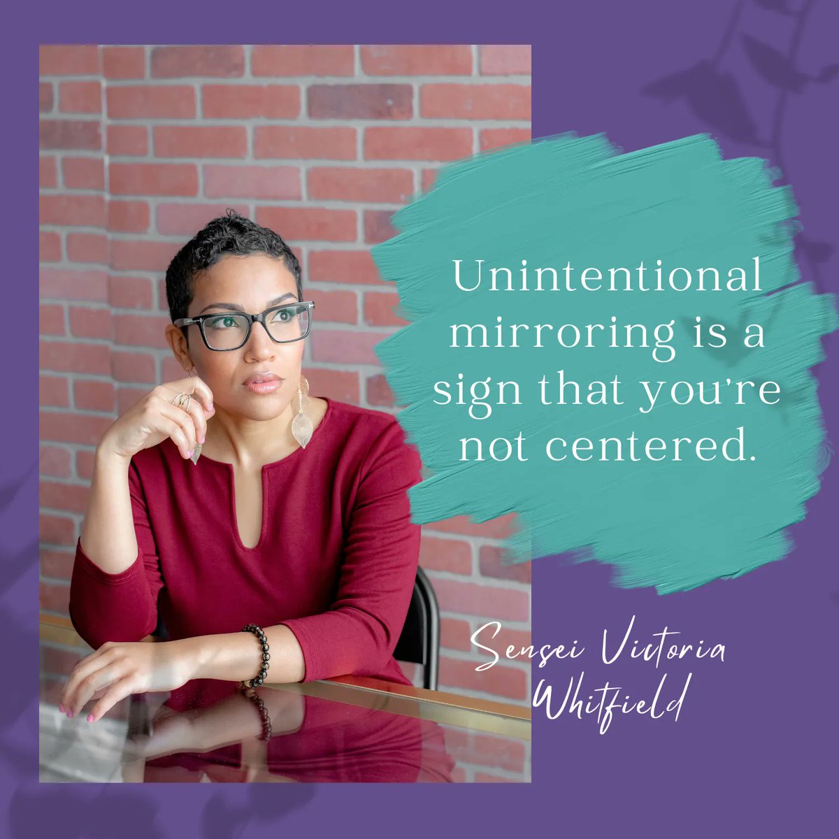 SenseiWhitfield's tweet photo. Unintentional mirroring is a sign that you're not centered. 

GO HERE NOW: https://t.co/M8ZmKv9Ew3

#motivation101 #moneymindset #millionairemindset #blessed #entrepreneur  #soulpreneur #raiseyourvibe #laptoplifestyle #selfdevelopment #selflove #growyourbusiness #bevisionary https://t.co/9IBpCrHNPT