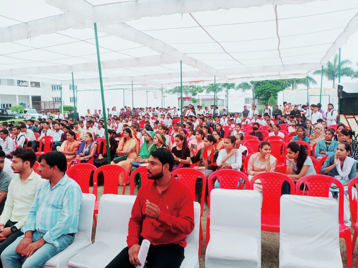 Mega Rozgar Mela at ACMT College Firozabad.
Chief Guest: Shri Chandrasen Jadon, MP Firozabad
Special Guest: Ms. Deeksha Jain (IAS), CDO Firozabad.
Companies: More than 20.
Mela Organised By: Skill Mission Team.

<a href="/CdoFirozabad/">CDO Office Firozabad</a> <a href="/dm_firozabad/">DM Firozabad</a> <a href="/UPSDMOfficial/">UP Skill Development Mission</a>