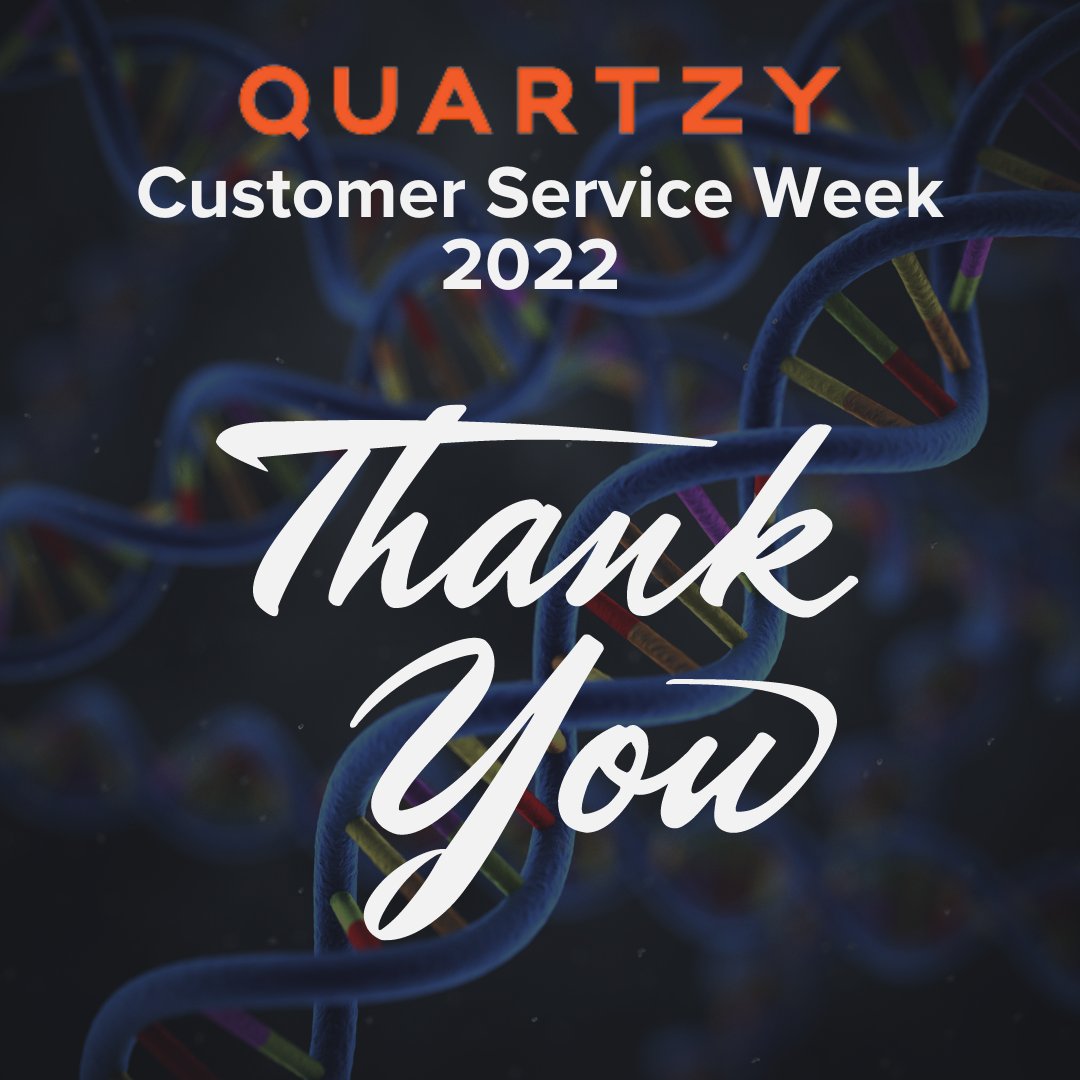 Quartzy's tweet photo. Thanks for following along as Quartzy celebrated Customer Service Week & some of our amazing team members who work each day to assist our customers.
We'll continue to showcase Quartzy employees as we work together in driving our mission to #acceleratescience!
#customerserviceweek https://t.co/uUHNNYfc4K
