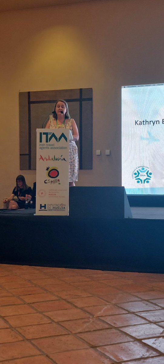 It was a pleasure speaking at Irish Travel Agents Conference today in Huelva, in Spain's southwest corner. 
Great discussions about best ways to serve customers in the face of changes &amp; challenges of past 3 years. 
#ITAAinHuelva #visitspain #andalucia #huelvaturismo #travelagents