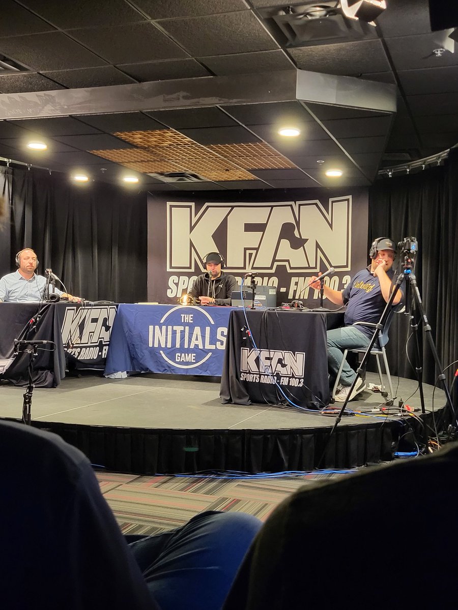ddalrympl3's tweet photo. The #PowerTripInitials championship was one of the coolest events ever! @Chris_Hawkey @MeatSauce1 @CoryCove and everyone else on @PowerTripKFAN did an amazing job, and congrats to the GOAT with a goat @AJKFAN! https://t.co/rGVfj0M3s1