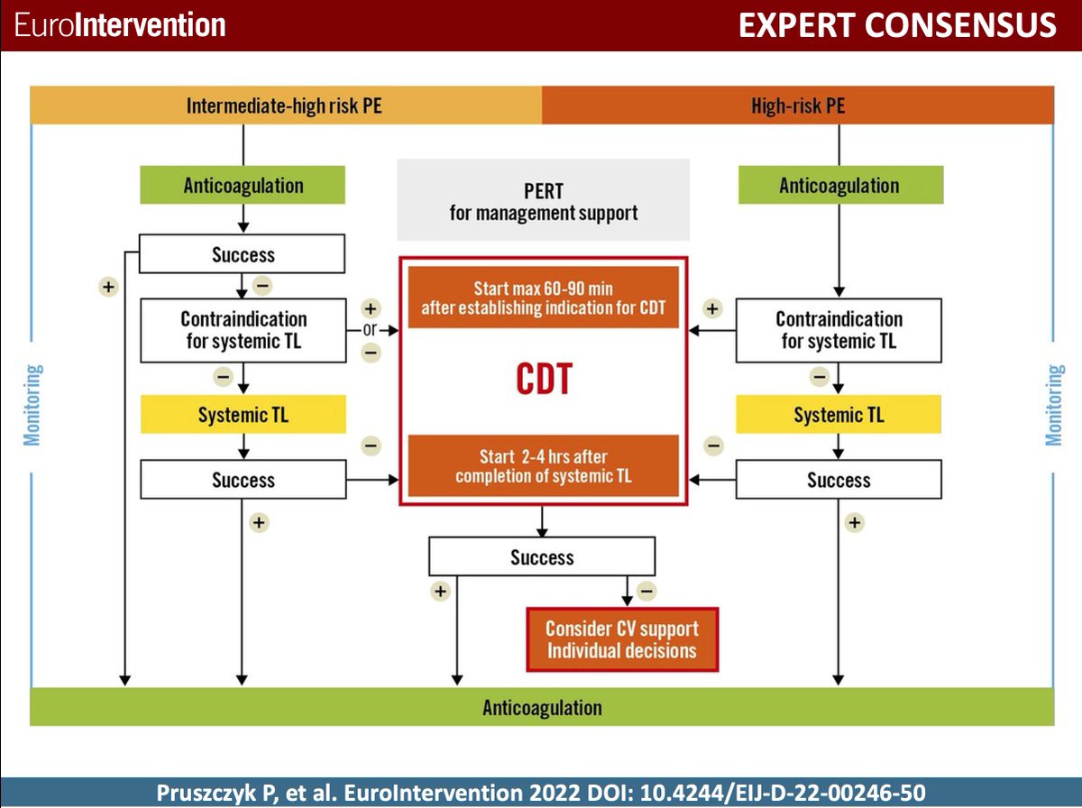 NEW ISSUE: A clinical consensus statement on percutaneous treatment options for acute pulmonary embolism from the ESC Working Group on pulmonary circulation and right ventricular function and the EAPCI. <a href="/ProfDDKardiolog/">Dariusz Dudek</a> #CARDIOTWITTER ow.ly/p3lQ50L3Sw2. #EAPCI