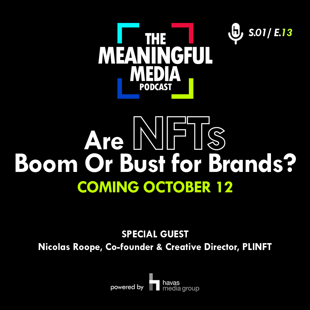 In the next episode of the #MeaningfulMediaPodcast, host Ben Downing speaks with @nikroope co-founder of @PLINFT about the world of NFTs' place in the #MeaningfulMedia experience... Stay tuned for the full episode on 10/12/22 🎙