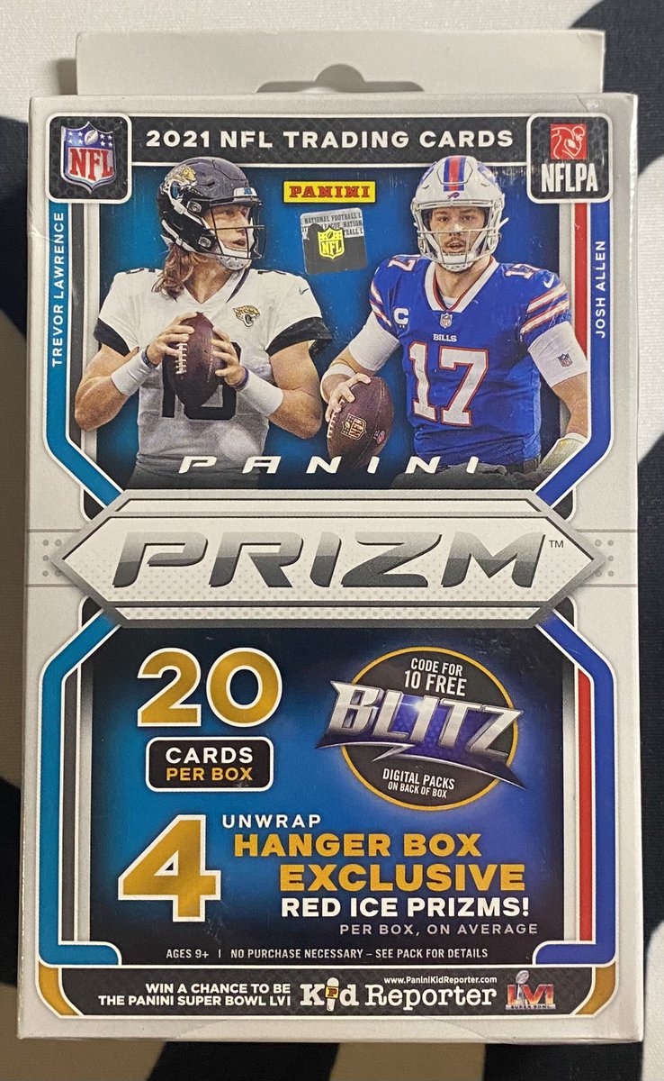 ChaseCards5's tweet photo. 2021 Prizm Football 🚨

Mega $85 - 8 available
Blaster $35 - 7 available 
Hanger $30 - 18 available

Add $5 for shipping if buying one item
Free shipping on multiple!

Take the whole lot for $1400
@sports_sell https://t.co/7tgoyktYw5