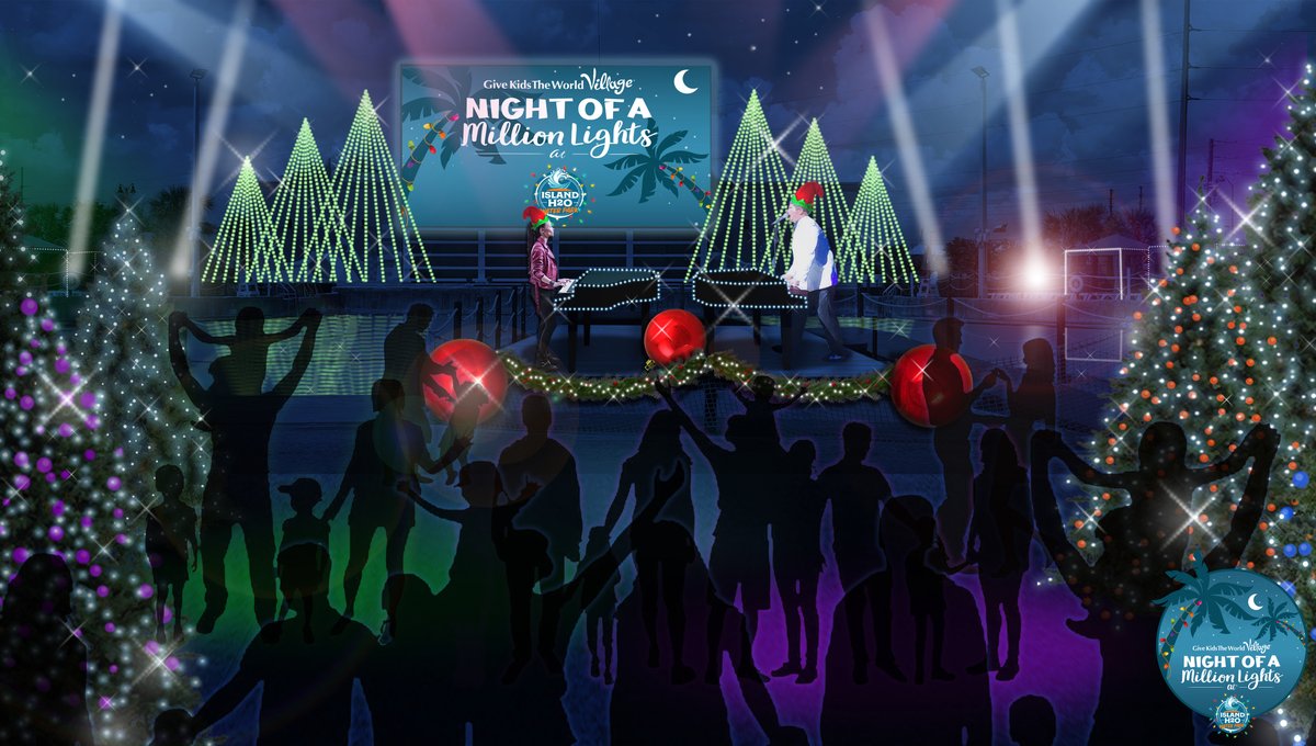 📣 Night of a Million Lights is back...with a tropical twist! Island H2O Water Park will transform into a sparkling wonderland 11/11/22-1/1/23! Guests can visit w/Santa, see a 5-story dancing lights show, &amp; more!
 
🎟 Tickets on sale: gktw.org/lights

@IslandH2OLive