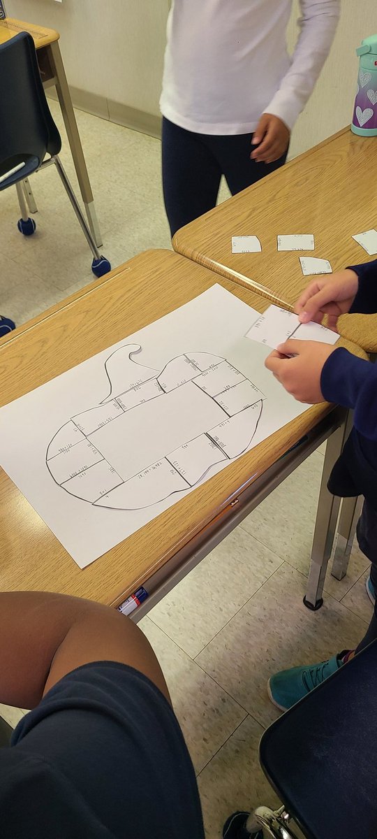 MrsNovakovich's tweet photo. Reinforcing our Addition learning and keeping on theme with this weekend! Students worked collaboratively to put together turkeys and pumpkins by matching equations to their sums! 🦃🦃🦃 https://t.co/WVlOGhF4iD