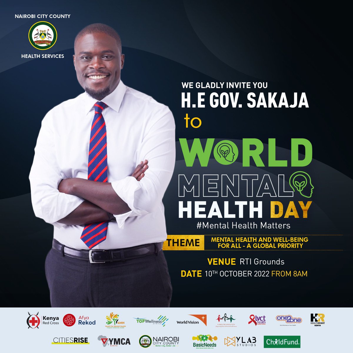 youthformentalhealth.ke (@youth4mhkenya) on Twitter photo Mental Health is a priority when it comes to making Nairobi a city of hope. A place Nairobi residents can live peacefully.
We would love to invite you <a href="/SakajaJohnson/">Sakaja Arthur Johnson</a> to this year’s World Mental Health Day #WorldMentalHealthDay2022
#Y4MH #Youthformentalhealth <a href="/NairobiCityGov/">Nairobi City County</a> Mental Health is a priority when it comes to making Nairobi a city of hope. A place Nairobi residents can live peacefully.
We would love to invite you <a href="/SakajaJohnson/">Sakaja Arthur Johnson</a> to this year’s World Mental Health Day #WorldMentalHealthDay2022
#Y4MH #Youthformentalhealth <a href="/NairobiCityGov/">Nairobi City County</a>