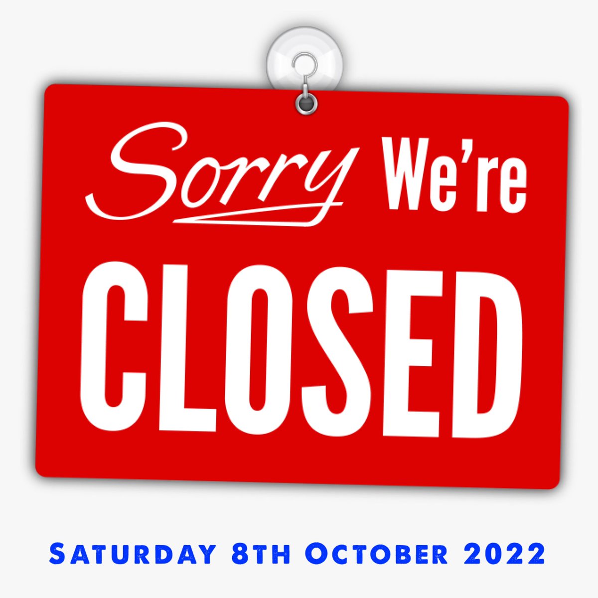 All of our branches will be closed tomorrow (Saturday 8th October 2022) for a stock check. Apologies for any inconvenience, we will be back open on Monday at 07:30 as normal, we look forward to seeing you then 👋🏻
