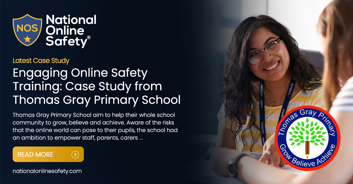 “Some teachers struggle to include online safety in their lessons, as they might not be confident in the area. The lesson plans are invaluable for that.” Read Thomas Gray Primary School's full case study >> bit.ly/3T6lIRI