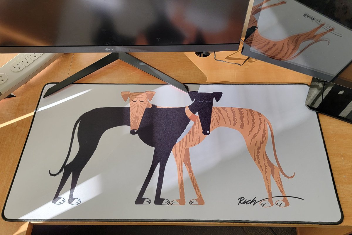Dash and Amber (@sleepzoomsleep) on Twitter photo Second Favorite Staff has been wanting a desk mat for a while and found the perfect one last week! Doesn't it look fantastic! The drawing is by <a href="/richskipworth1/">Richard Skipworth</a>! Second Favorite Staff has been wanting a desk mat for a while and found the perfect one last week! Doesn't it look fantastic! The drawing is by <a href="/richskipworth1/">Richard Skipworth</a>!
