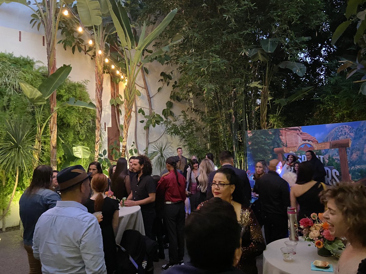 cherokeefilm's tweet image. We’re honored to have been invited to the #SpiritRangers cast and crew party last night! We can’t wait for everyone to see the incredible outcome of all the hard work that our #IndigenousFilm community has poured into this series.