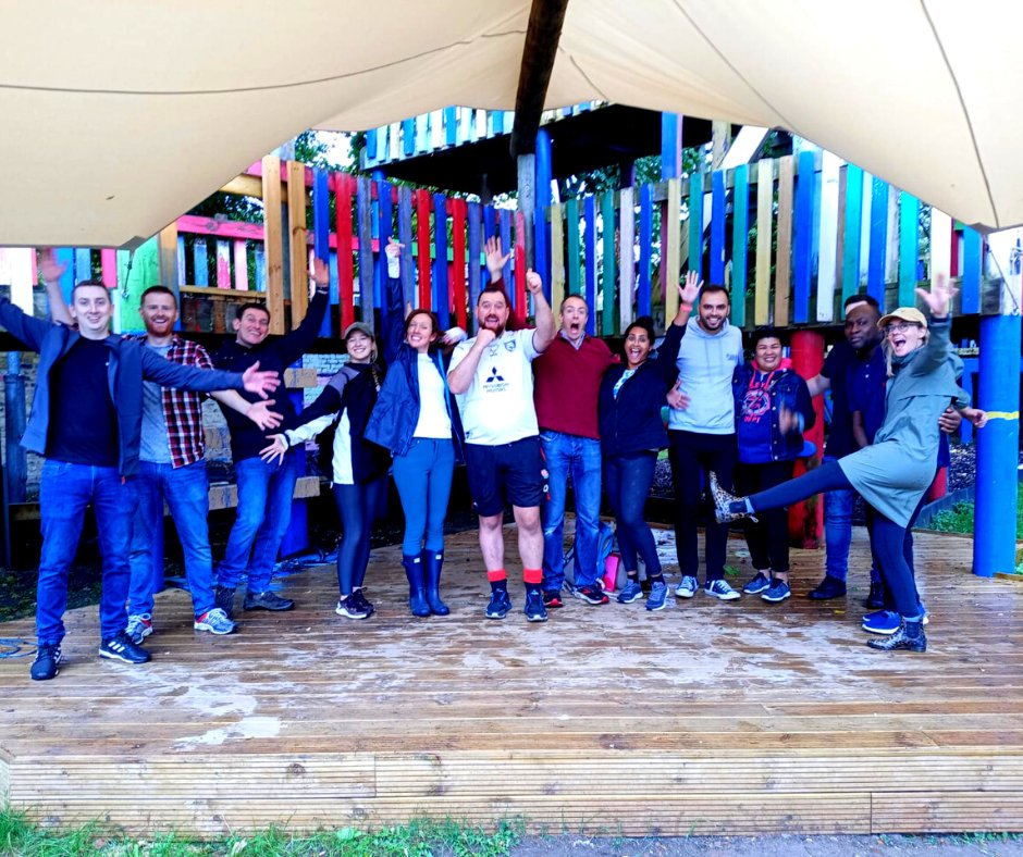 LDNPlayDesign's tweet photo. Yesterday was a blast with @SVB_Financial corporate volunteers at the Richard MacVicar Deptford #adventureplayground. They did essential repairs to the swings, walkways, towers, and other things! Excellent work, everyone! 👏
#volunteer #londonplaydesign #maintenance https://t.co/WgkxOThavq