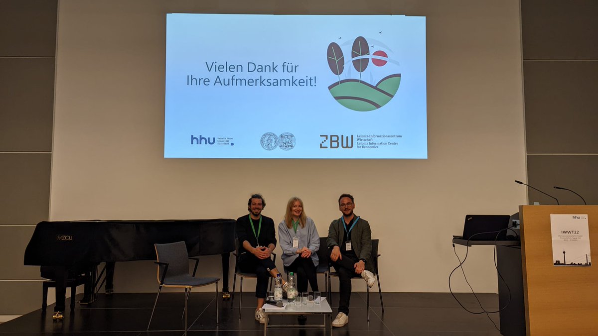Sebastian Rhein (@rheinsebastian) on Twitter photo Es war ein tolles Panel, zusammen mit den beiden wundervollsten Kollegen*innen <a href="/bezwitschernd/">Isabelle Dorsch (she/her)</a> & <a href="/ChristopHerrman/">Christoph Herrmann</a> haben wir die Chancen und Herausforderungen der empirische Auswertung von #socialmedia -Daten diskutiert. Danke an alle Teilnehmenden für den Austausch! #IWWT22 Es war ein tolles Panel, zusammen mit den beiden wundervollsten Kollegen*innen <a href="/bezwitschernd/">Isabelle Dorsch (she/her)</a> & <a href="/ChristopHerrman/">Christoph Herrmann</a> haben wir die Chancen und Herausforderungen der empirische Auswertung von #socialmedia -Daten diskutiert. Danke an alle Teilnehmenden für den Austausch! #IWWT22