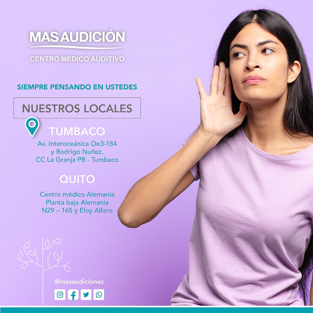 masaudicionec's tweet photo. ¡ESTAMOS LISTOS! 

En nuestro nuevo local con los #mejores servicios que nos caracterizan. 

Siempre es nuestra prioridad el #cuidar de su #saludauditiva. MAS AUDICIÓN está al servicio de sus #familias.

Síguenos en: 
https://t.co/tSirSz7K5Q https://t.co/Gj9KWCsm2a