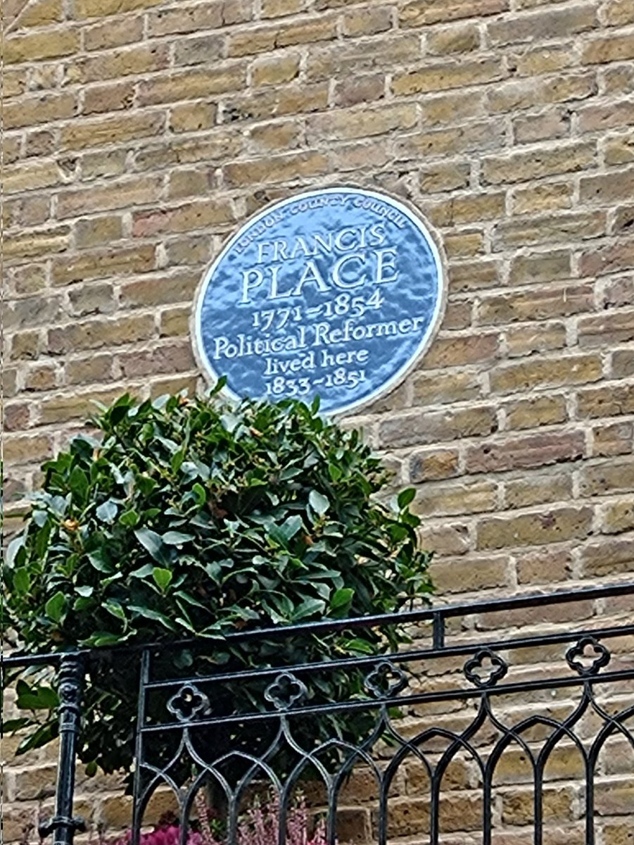 blueplaquebaby's tweet photo. 64. Francis Place, Kensington.
Political reformer
He had a hand in the reform of municipal corporations in 1835, legislation that laid the foundations for modern local government. https://t.co/AbmLYGq290