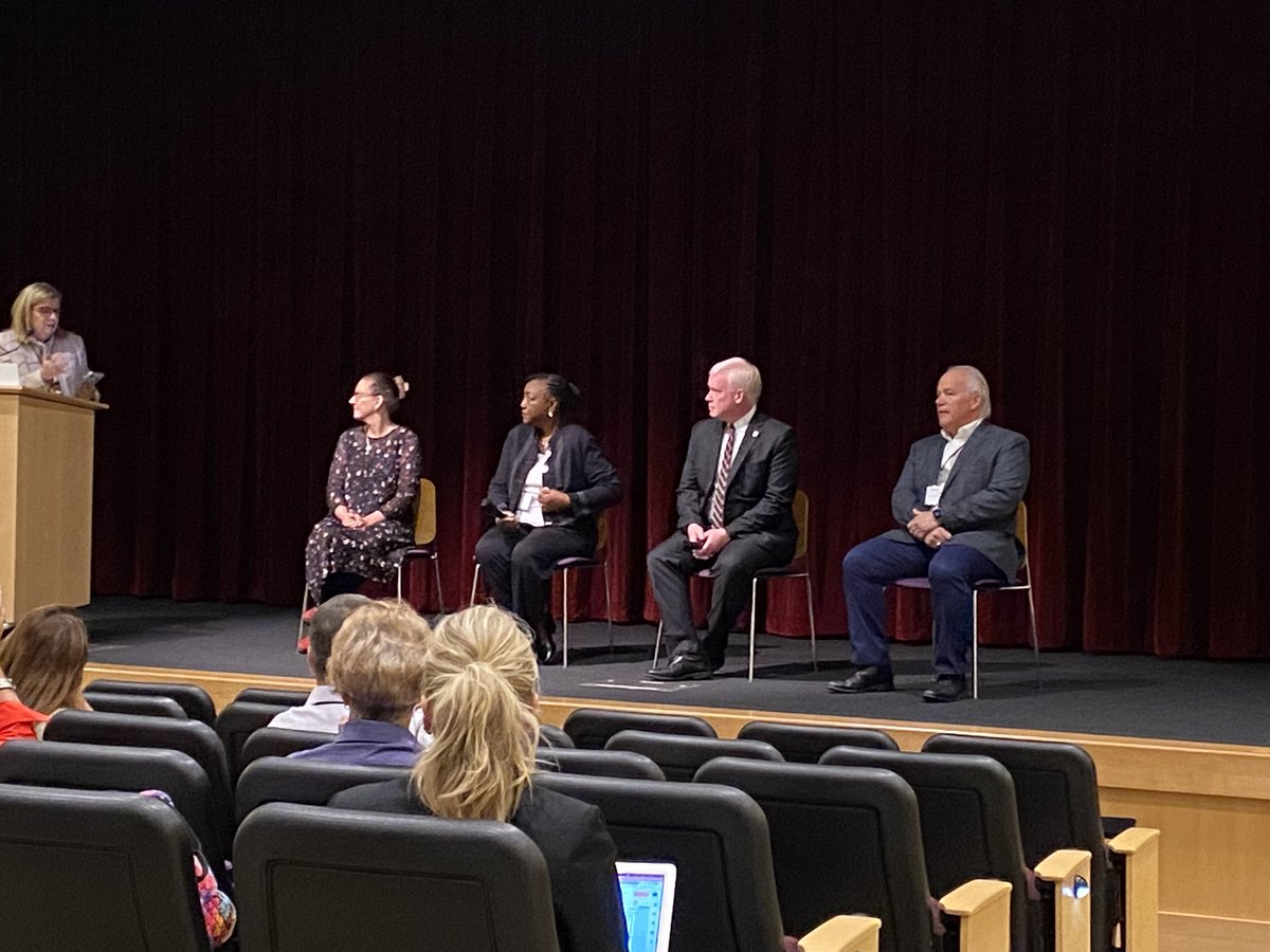Superintendents Gildea and Godfrey on a panel at the AASA Mental Health Summit.  Great to have Utah represented.