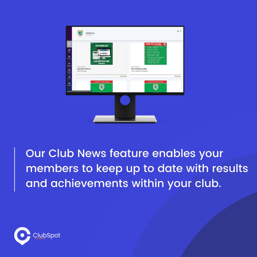 ClubSpotEU's tweet photo. 🤩 #FeatureFriday 🤩
Check out how our Club News feature can benefit your club admins and members!
Interested in finding out what other #ClubSpot features could help your club? Clink the link in our bio🔗
#clubmanagement #club #software #clubmanagementsystem #FridayFeeling https://t.co/PYMJzUa95F