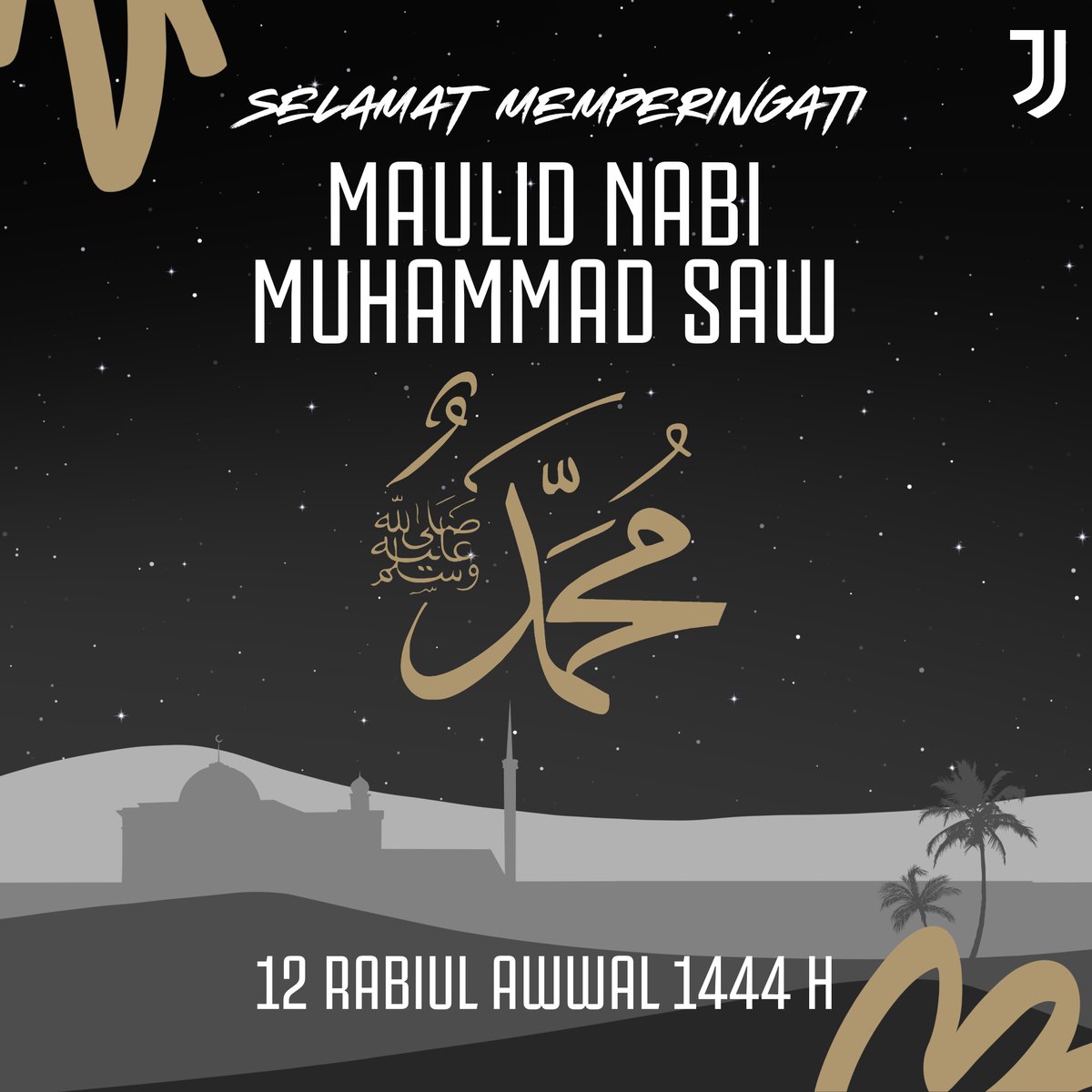 Selamat memperingati Maulid Nabi Muhammad SAW 1444 H kepada semua Bianconeri di Indonesia 🙏

Semoga kita semua dilimpahi kedamaian dan keberkahan 🤲

#MaulidNabi1444H