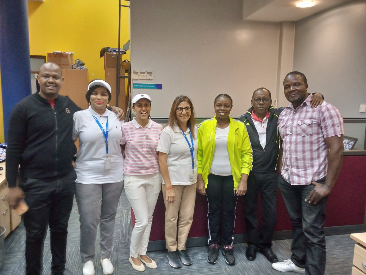 imbankke's tweet photo. Today our staff were rocking sportswear as we celebrate the last day of #CustomerServiceWeeek2022 and everyone brought their A game on!
Can you spot anyone you know? Tag them below
#IMCustomerServiceWeek2022 #CelebratingService #WeAreOnYourSide https://t.co/os1XdDgGyM