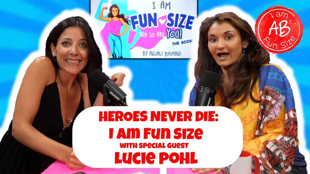 sweeetanj's tweet photo. Happy #FunSizeFriday - a SPECIAL treat today - a NEW ep of #IAmFunSize with the beautiful & brilliant @LuciePohlComedy ! This one is YEARS in the making! I joined her at her studio for #ImmigrantJam Podcast & I can't wait to share!
Watch now at https://t.co/vIDe85U9Ra https://t.co/CuNWy35OJI