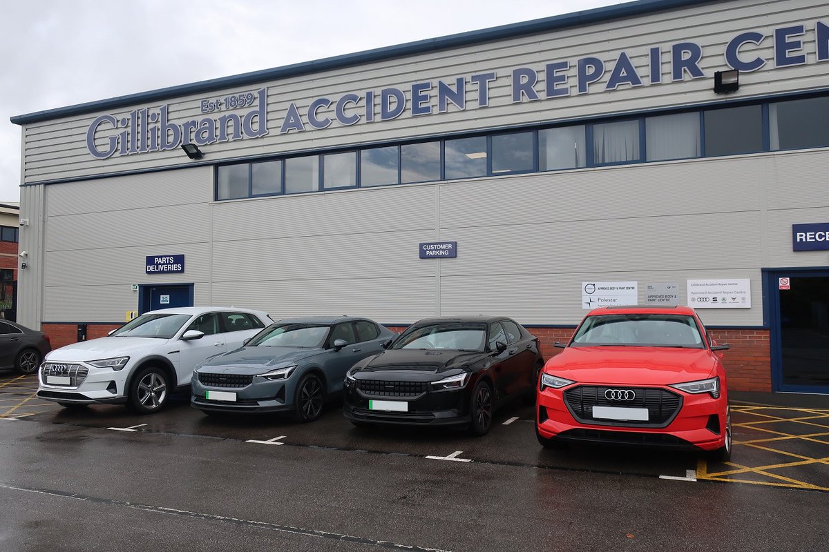 It has been a great week at Gillibrand Accident Repair Centre. We have seen some fabulous vehicles, but we have finished the week with four full EV vehicles ready for collection. Polestar and Audi Approved #Quality #ManufacturerApproved #Polestar #Audi