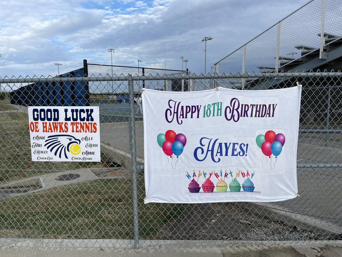 It’s regionals!!! Let’s go hawks and time to give it everything you got! Plus a special shout-out to Hayes Fitzgerald for your birthday today!