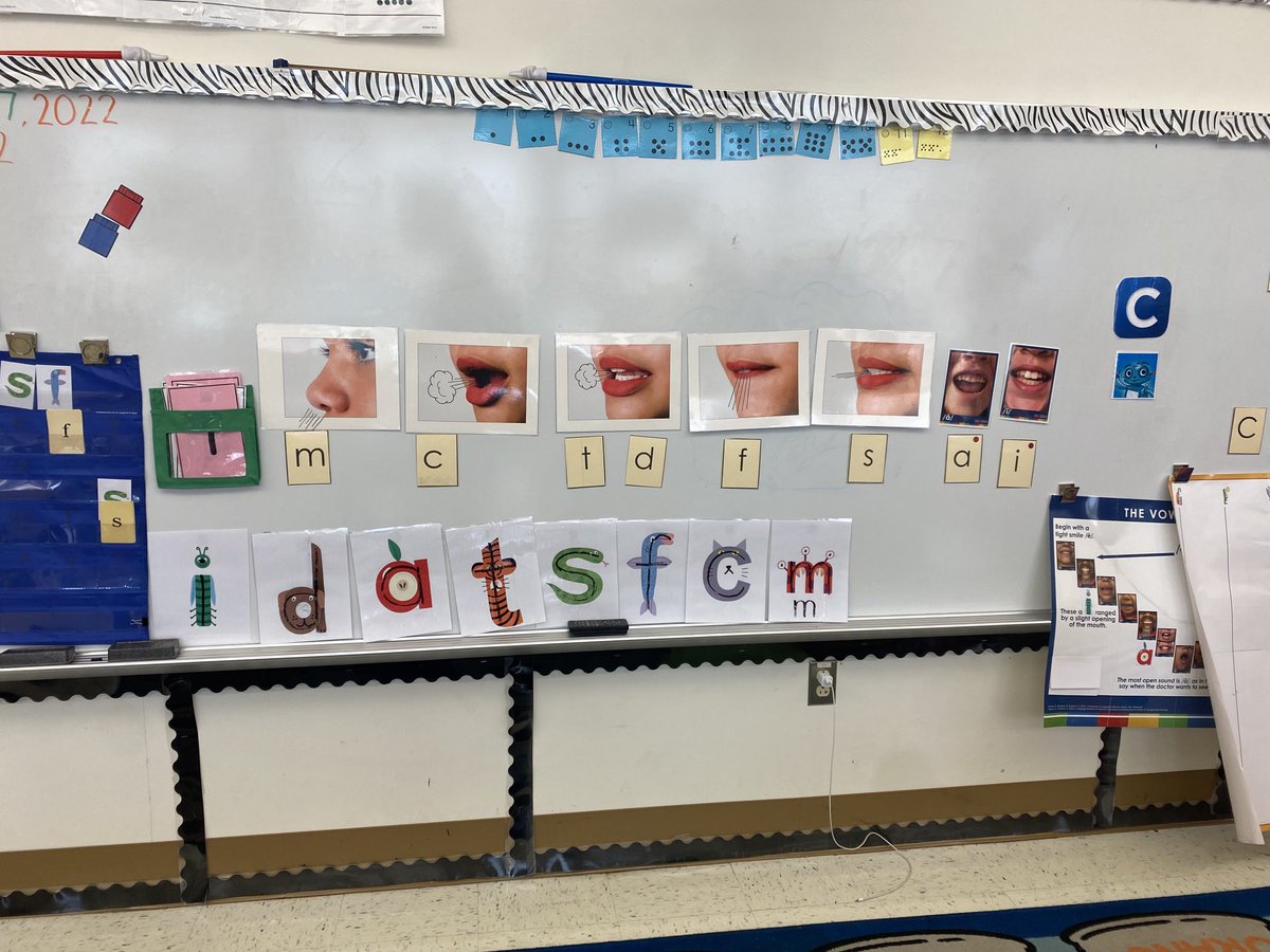 MrsPallone's tweet image. Quick phoneme/grapheme matching game with LIPS pictures. Students held up their letters to match my sound ⁦@SoRclassroom⁩ #formativeassessment #embeddedassessment #SoR ⁦@LindamoodBell⁩ #structuredliteracy